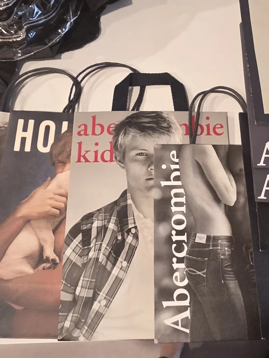 Vintage Abercrombie & Fitch + Hollister Shopping Totes (16) - Picture 3 of 3